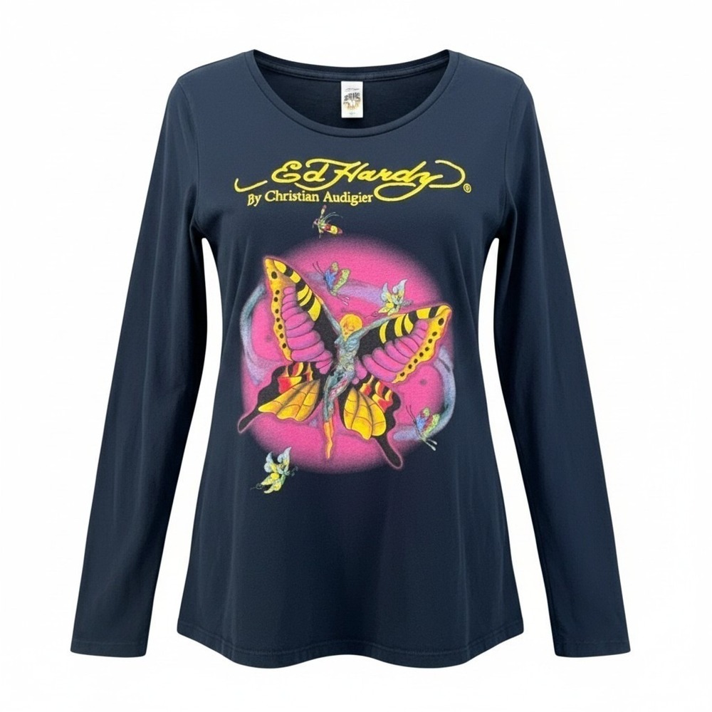 Ed Hardy Shirt Black Large